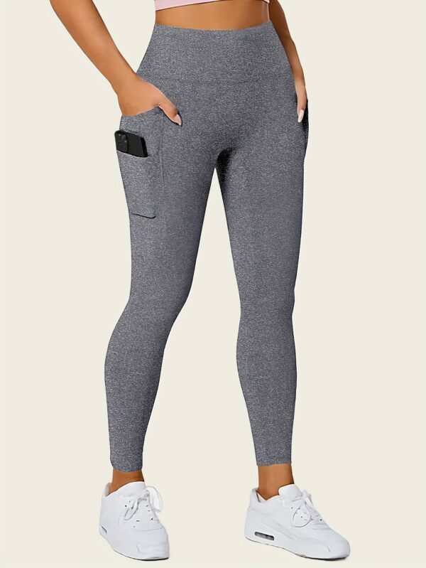 High Rise Butt Lifting Seamless Leggings with Phone Pockets, Women's Underwear & Shapewear - Image 10