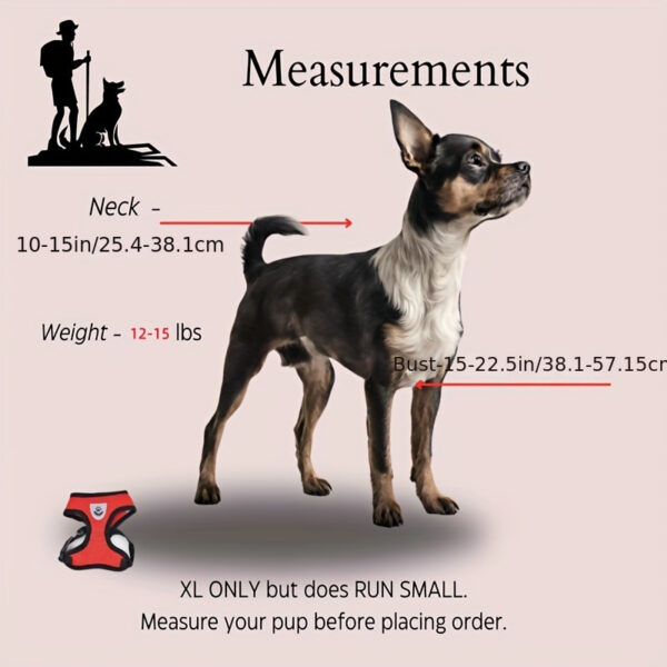 Dog Harnesses Leash, Mesh Cloth Pet Collars, Puppy Breathable Reflective Lead Dog Rope, Adjustable Pet Supplies - Image 6
