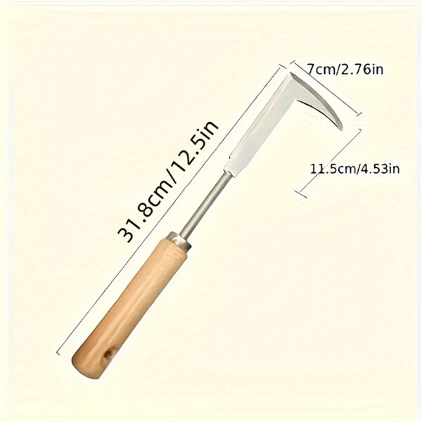 1pc of Stainless Steel Weeding Tool for Digging Wild Vegetables, Herbs, Bonsai, And Loosening Soil; a Perfect Gift for Holidays. - Image 6
