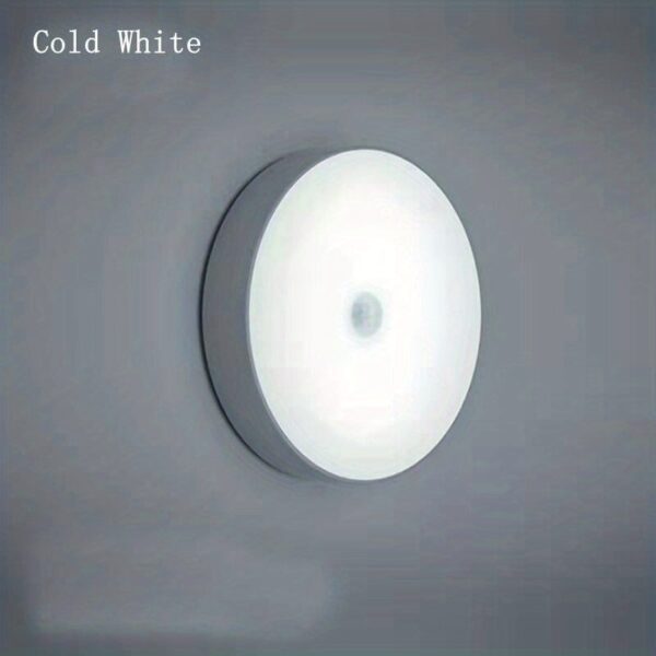 Human Sensing LED Night Light Corridor Wardrobe Bedroom Bedside Sensor Circular Light - Image 6