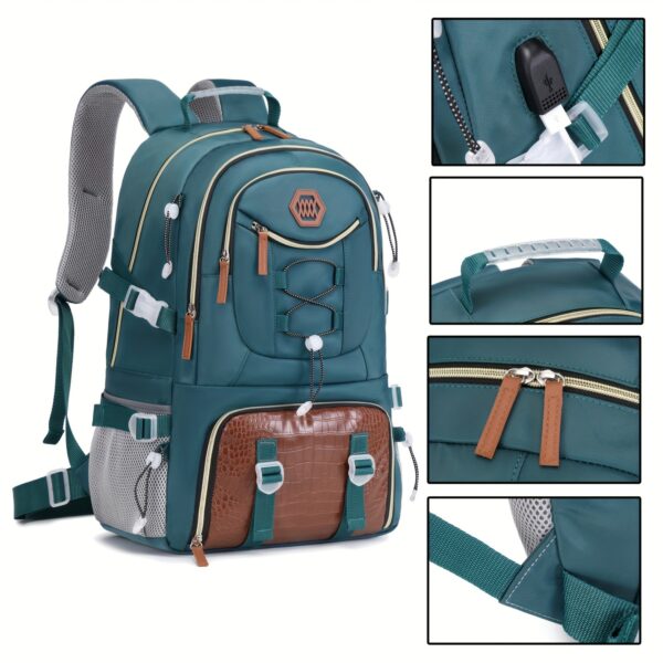 Outdoor Travel Backpack, Large Capacity Sports Camping Backpack, Laptop Backpack For Men And Women With Shoe Storage, School Bags, Easter Valentines Gifts - Image 10