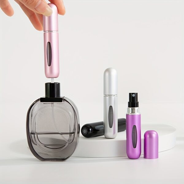 1 Bottle Of 5ML Perfume Filling Bottle At The Bottom Of The Portable Travel Dispenser Spray Bottle Empty Bottle Perfume Bottle - Image 3