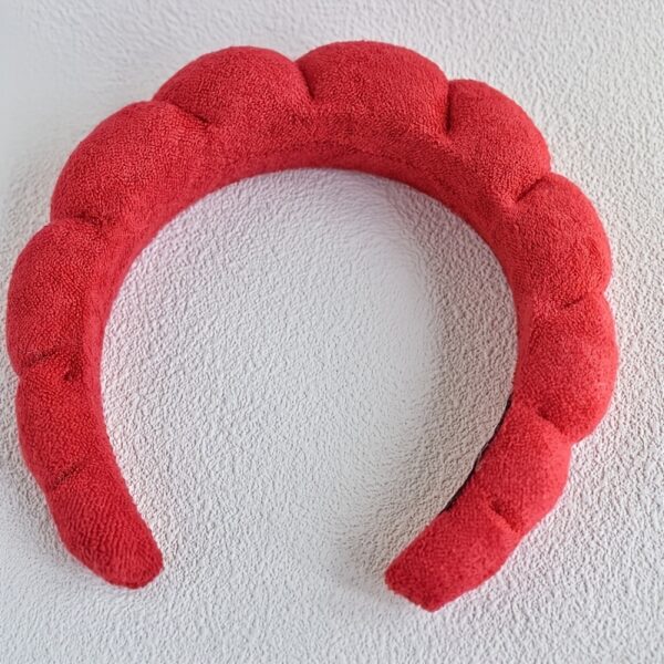 6pcs/set Luxurious Velvet Hair Hoop Set - Soft, Adjustable, and Comfortable Spa Headband for Washing Face, Skincare, and Makeup - Perfect Christmas Gift for Women - Image 9