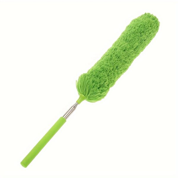 1pc, Electrostatic Microfiber Dusters, Retractable Dust Removal Brush, Microfiber Dusting Brush, Reusable Washable Furniture Dust Duster For Fan, Desktop, Keyboard, Furniture, Car, Cleaning Supplies, Cleaning Tool, Ready For School - Image 5