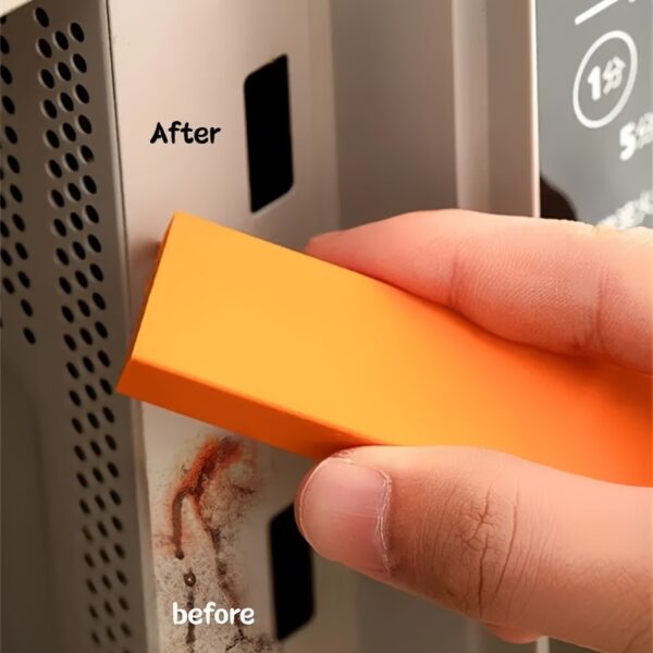 1, Magic Eraser, Stainless Steel Decontamination Artifact, Stainless Steel Faucet Scale Cleaning Eraser, Kitchen Cleaning Brush, Pot Cleaning Brush, Bathroom Mirror Wipe Eraser, Water Rust Toilet Safety Mirror Wipe Eraser, Cleaning Tool - Image 8