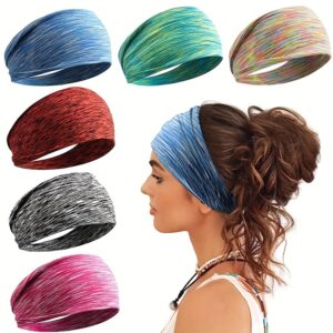 Vibrant Women's Sports Headband – Moisture-Wicking Comfort – Ideal for Yoga & Fitness Activities