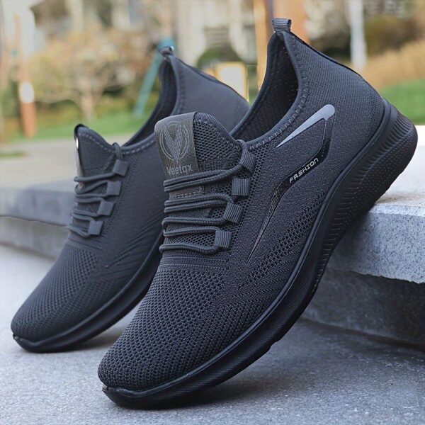 Breathable Mens Slip-On Sneakers - Lightweight & Odor-Resistant, Perfect for Sports & Casual Wear - Image 12