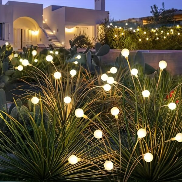 1pc Solar Firefly Lamp: Add A Magical Glow To Your Garden, Courtyard, Or Party For
Christmas, Halloween, Thanksgiving Easter gift Halloween Gift
