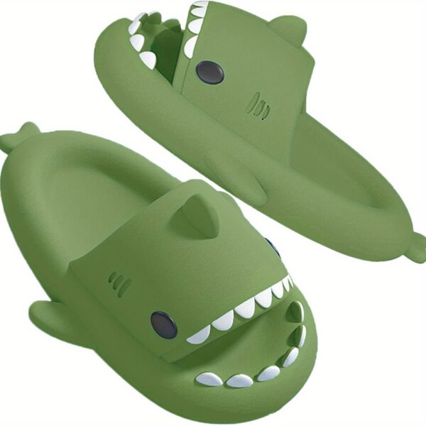 Cartoon Shark Non-slip Slides Slippers, Lightweight Quick Drying Slides For Men Women, Slippers For Indoor Outdoor Beach Shower House Shoes - Image 73