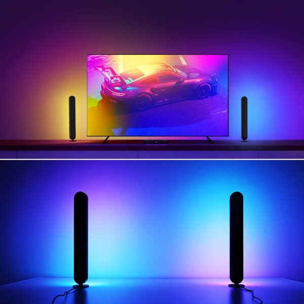 Smart RGB LED Strip Lights with 24-Key IR Remote Control - USB Powered, Non-Rechargeable Button Battery, Ideal for Gaming, TV Ambient Backlighting, and Party Decorations, Desk Lamp, Room, Music Sync - Image 8