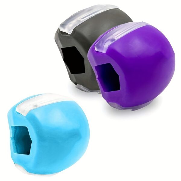 1pc Silica Gel Jaw Exerciser, Face Stress Ball, Jawline Facial Muscle Trainer, Home Fitness Exercise Equipment - Image 11