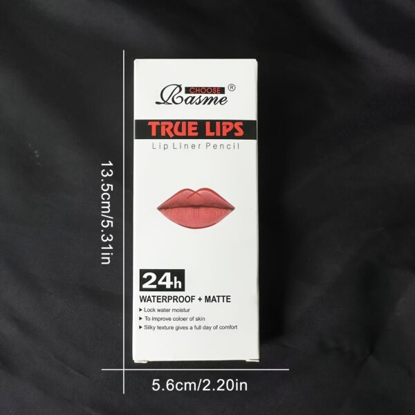 12pcs Matte Lip Liner & Lipstick Pencil Set - Long-Lasting, Non-Stick Formula in Vibrant Reds & Browns, Sulfate-Free for All Skin Types - Image 6