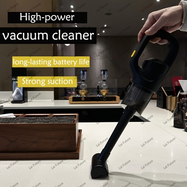 1 rechargeable ultra strong cordless handheld vacuum cleaner, lightweight and portable design, barrier free wireless cleaning, strong suction, high cleaning efficiency, convenient for families and cars - Image 6