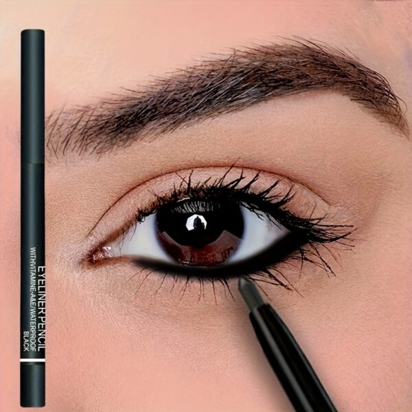 Long-lasting Waterproof Eyeliner Pencil With High Pigment For Women, Gentle On Eyes Skin, Makeup Tool