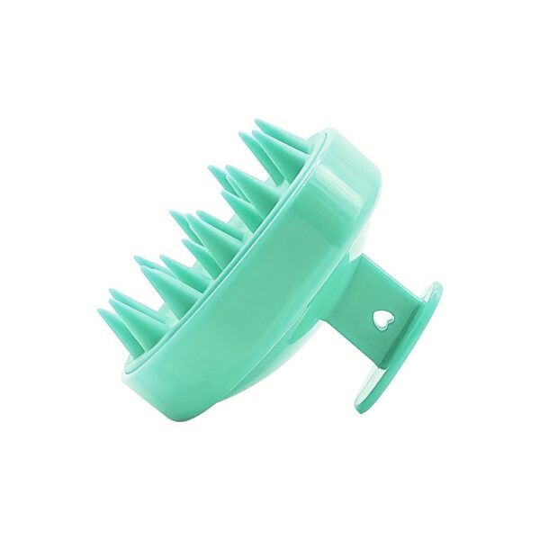 Manual Silicone Head Massager Brush - Gentle Exfoliating Scalp Massage Comb for Hair Growth & Light Beige Health, Soft Light Beige-Friendly Design, No Battery Needed, 3 Colors (Light Blue, Green, Black) - Image 21