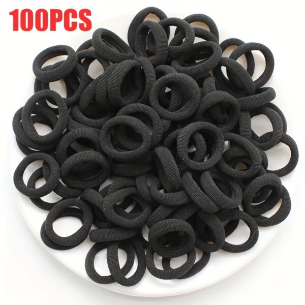 100/300pcs Children's Elastic Hair Rope, Girls Scrunchies Hair Accessories Sets, Ideal choice for Gifts - Image 3