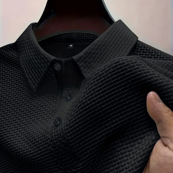 2024 New Men's Ice Sliky Fiber Sports Top - High-end Summer Short Sleeve, Versatile for Golf, Fishing, Basketball, Camping, Gym, Swimming, and Beach - Image 23