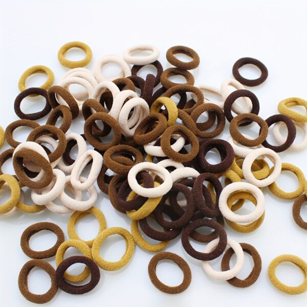 100/300pcs Children's Elastic Hair Rope, Girls Scrunchies Hair Accessories Sets, Ideal choice for Gifts - Image 2