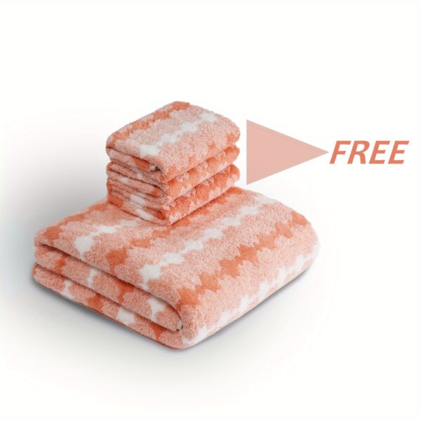 1pc Extra Large Bath Towel for Woman Ultra Soft Ultra Absorbent Quick Drying, Wash Cloths - Image 3