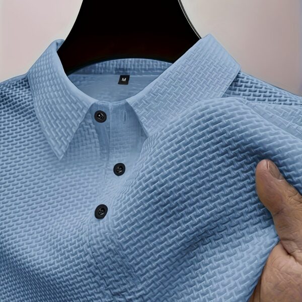 2024 New Men's Ice Sliky Fiber Sports Top - High-end Summer Short Sleeve, Versatile for Golf, Fishing, Basketball, Camping, Gym, Swimming, and Beach - Image 27