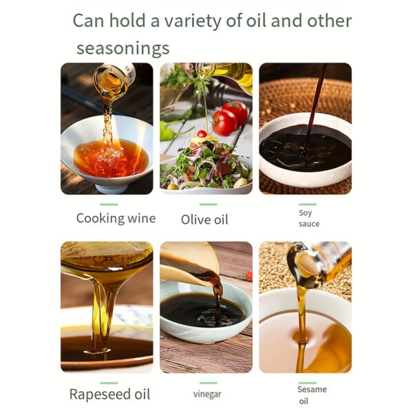 1pc, Oil Spray Bottle For Cooking, Large-capacity Oil Spray Bottle, Atomizing Household Kitchen Olive Oil, Edible Outdoor Barbecue Press-type Oil Spray Pot, Kitchen Stuff Kitchen Accessories Baking Supplies - Image 9