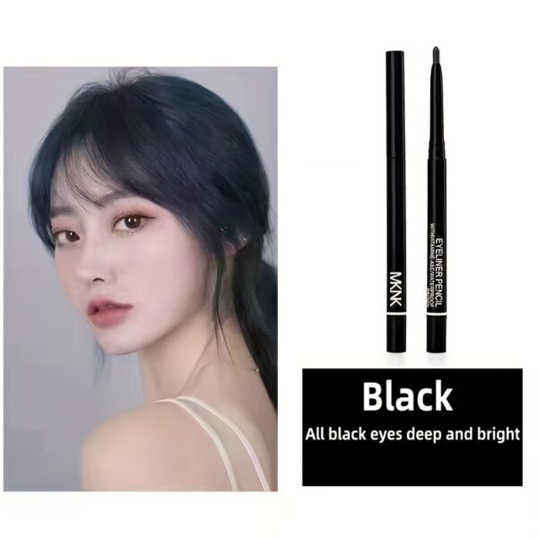 Long-lasting Waterproof Eyeliner Pencil With High Pigment For Women, Gentle On Eyes Skin, Makeup Tool - Image 3