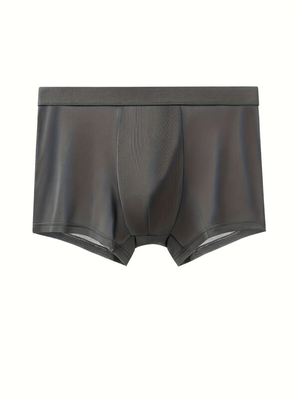 Set of 5 Men'S Solid Color Boxer Shorts - Image 8