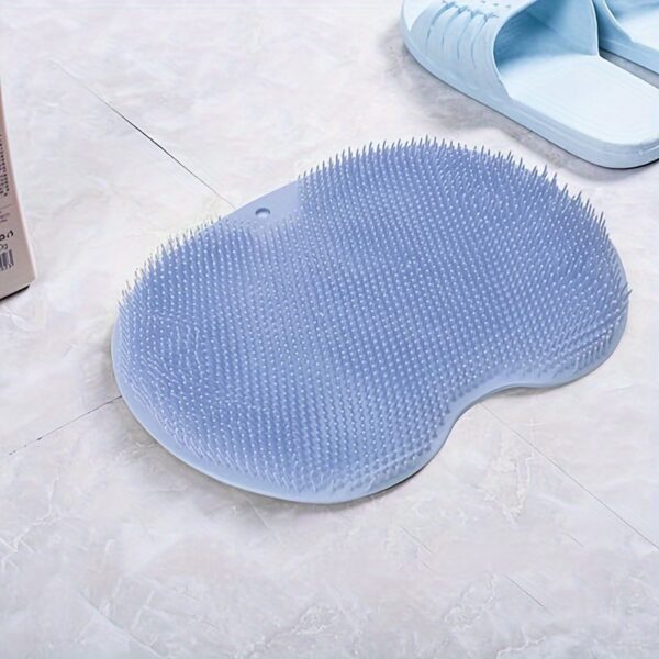 1pc Non-Slip Shower Foot Scrubber Massager with Exfoliation Cushion - Improves Circulation and Cleans Feet - Bathroom Accessories - Image 7