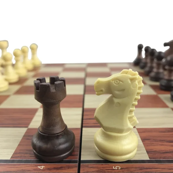 High-grade Chess Plastic Folded Board International Magnetic Chess Set Exquisite Chess Puzzle Games Board Game Gift Yernea - Image 4