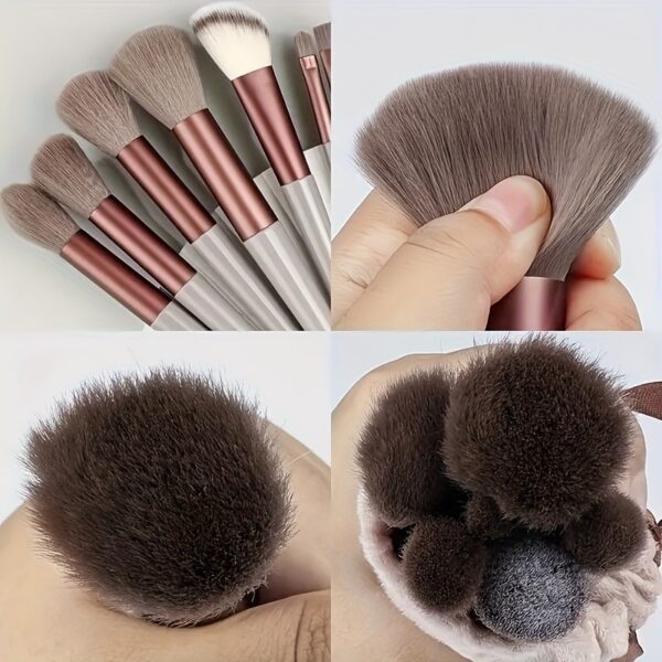 13 Pcs Soft Makeup Brush, For Foundation Blending, Eye Shadow Application, Kabuki Blending Beauty Tools - Image 9