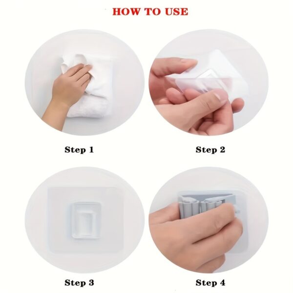 Easy-Install Punch-Free Mop & Broom Holder - Space-Saving, Durable Wall Organizer for Modern Homes - Image 11