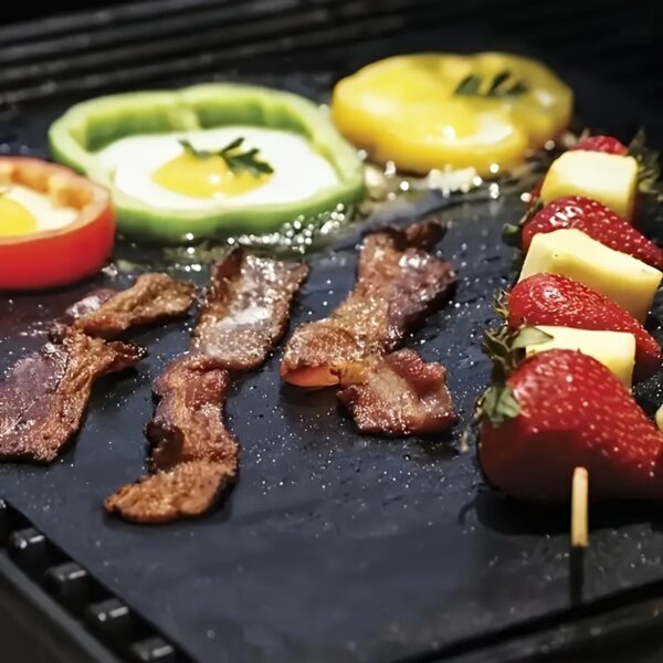 1/2pcs Non-Stick, Reusable Baking Mats - Perfect for Electric & Gas Ovens, Toasters, and Grills - Durable Kitchen Essentials for Outdoor BBQs & Cooking - Image 8