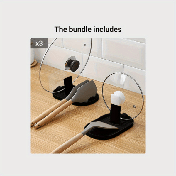 1pc Multi-Functional Kitchen Organizer - Foldable Spoon, Chopsticks & Utensil Holder for Countertop Storage - Image 8