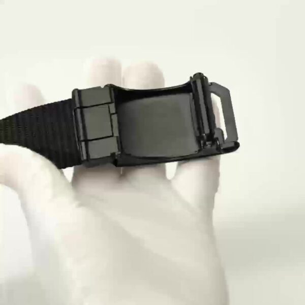 1PC Men's Stylish Canvas Belt with Automatic Buckle - Perfect for Jeans, Outdoor Leisure & Sports Training, BlackValentine's Day - Image 10