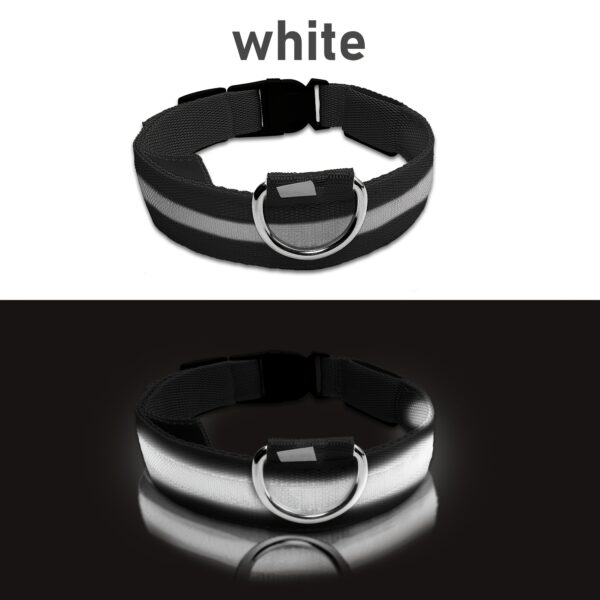 LED Glow-In-The-Dark Pet Collar for Small And Medium Dogs - Keep Your Pet Safe And Visible During Night Walks, Mild - Image 4
