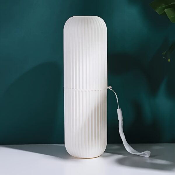 Portable Travel Toothbrush Case with Toothpaste Holder - Compact, Hygienic, and Durable - Ideal for Camping & Traveling, Easy to Carry Design travel must have - Image 10