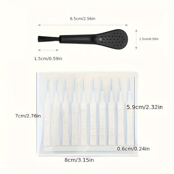 12pcs/set impact resistant small brush holes, gap cleaning, shower head cleaning, phone hole cleaning, keyboard cleaning, keyboard cleaning - Image 8