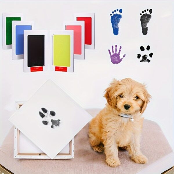 1pc Pet Paw Print Memorial Ink Pad With Touchless Ink For Pet Pawrint - Image 8