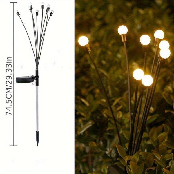 1pc Solar Firefly Lamp: Add A Magical Glow To Your Garden, Courtyard, Or Party For
Christmas, Halloween, Thanksgiving Easter gift Halloween Gift - Image 5