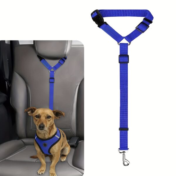 1pc Dog Seat Belt For Vehicle Secure, Pet Car Tether Safety Leash For Dogs In Vehicles, Dog Seatbelt Tether, Dog Seat Belt Buckle, Dog Car Seat Belt Christmas Gift - Image 7