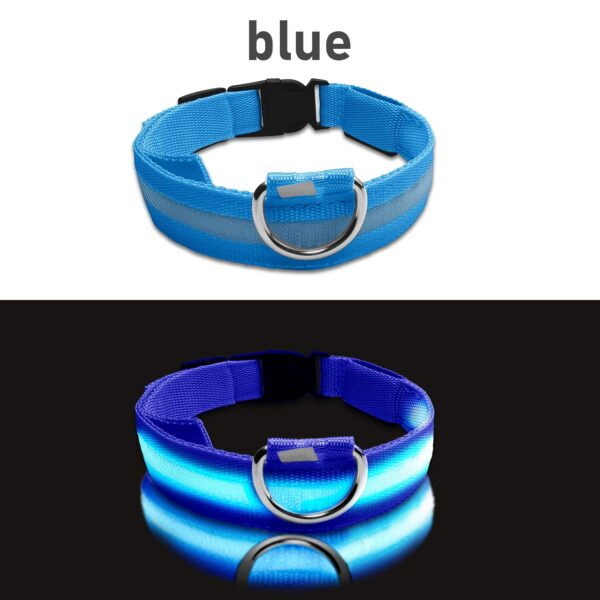 LED Glow-In-The-Dark Pet Collar for Small And Medium Dogs - Keep Your Pet Safe And Visible During Night Walks, Mild - Image 7