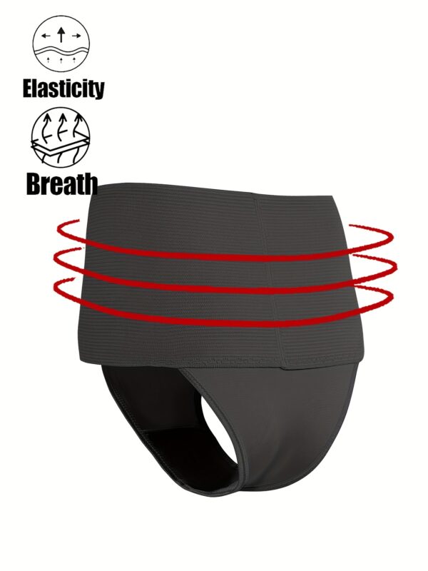 Women's High Waist Control Shaping Thong Panties - Breathable Elastic Comfort, Tummy Control & Posture Support, Solid Color Casual Attire Underwear, Tummy Control Underwear | Snug Fit Design | Breathable Fabric - Image 2