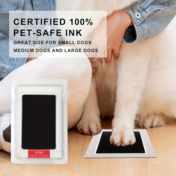 1pc Pet Paw Print Memorial Ink Pad With Touchless Ink For Pet Pawrint - Image 5
