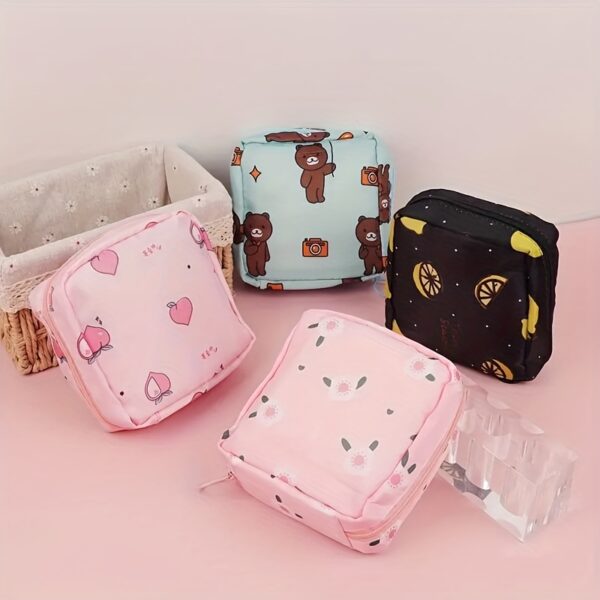1pc Stylish & Durable Sanitary Bag - Waterproof Travel Organizer for Cosmetics, Discreet & Compact, Perfect for On-the-Go, Great Gift Idea - Image 18