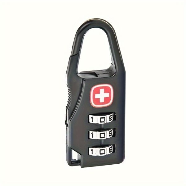 [Anti-Theft Padlock] 1/2/4/6/10pcs Durable Anti-Theft Travel Sentry Approved Mini Padlocks | 3-Digit Password Lock for Luggage, Backpacks, And Suitcases - Universal, Stylish, Easy to Set - Image 3