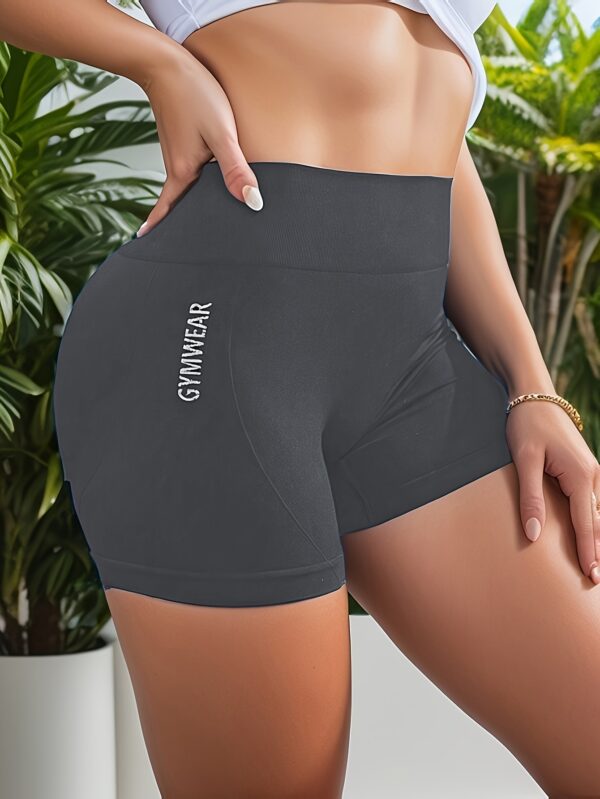 SculptFit High Waist Women's Fitness Shorts: Quick Dry, Sweat-Absorbent, Hip Lift, All-Season Stretch for Yoga & Running - Image 3
