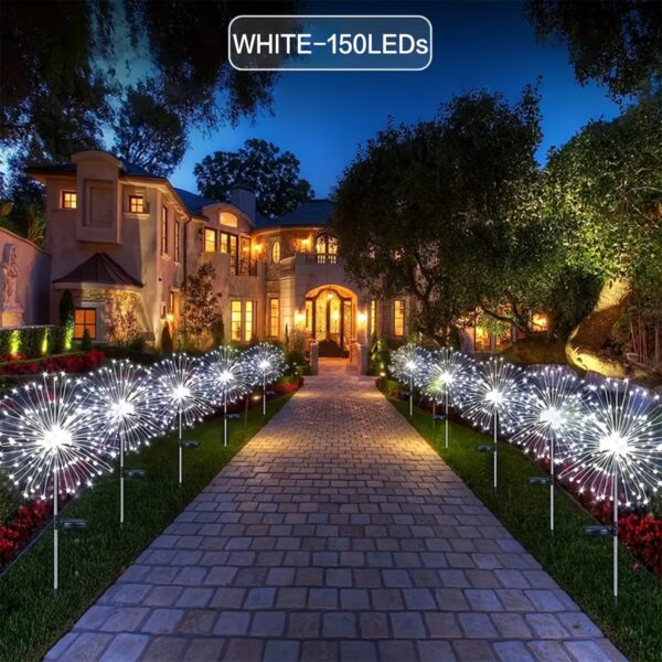 Fireworks Lights Outdoor, Solar Firework Lights Outdoor IP65 With 8 Lighting Modes Firework Solar String Lights For Garden Patio Backyard Decor 420LED/300LED/200LED/150LED/60LED - Image 11