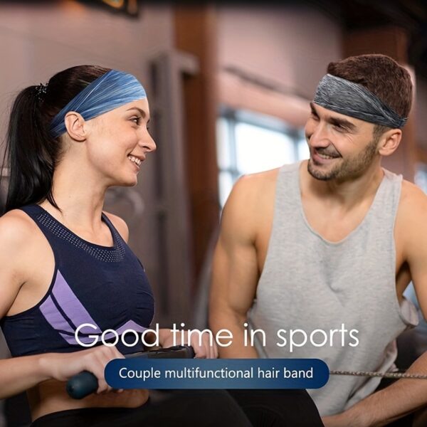 Vibrant Women's Sports Headband – Moisture-Wicking Comfort – Ideal for Yoga & Fitness Activities - Image 9