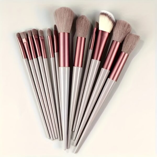 13 Pcs Soft Makeup Brush, For Foundation Blending, Eye Shadow Application, Kabuki Blending Beauty Tools - Image 5