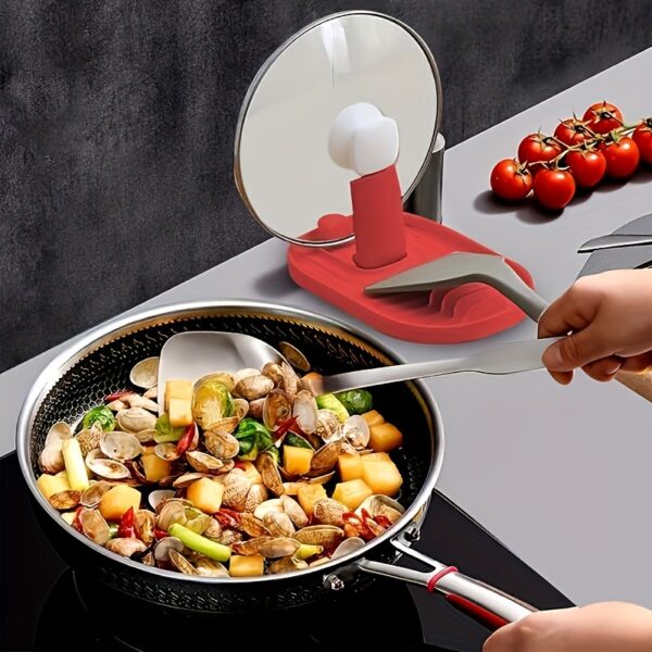 1pc Multi-Functional Kitchen Organizer - Foldable Spoon, Chopsticks & Utensil Holder for Countertop Storage - Image 3